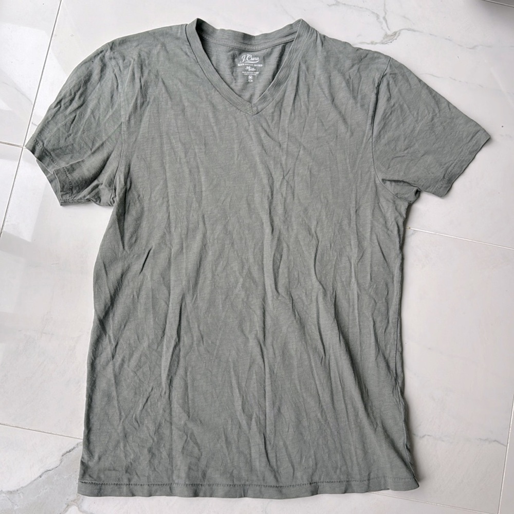 Jcrew garment dyed slim t shirt M